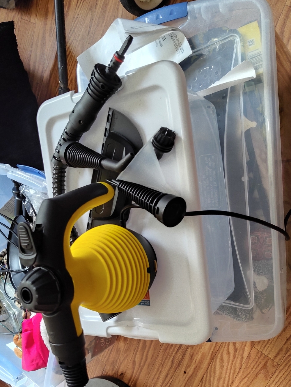 Yellow Portable Handheld Steamer